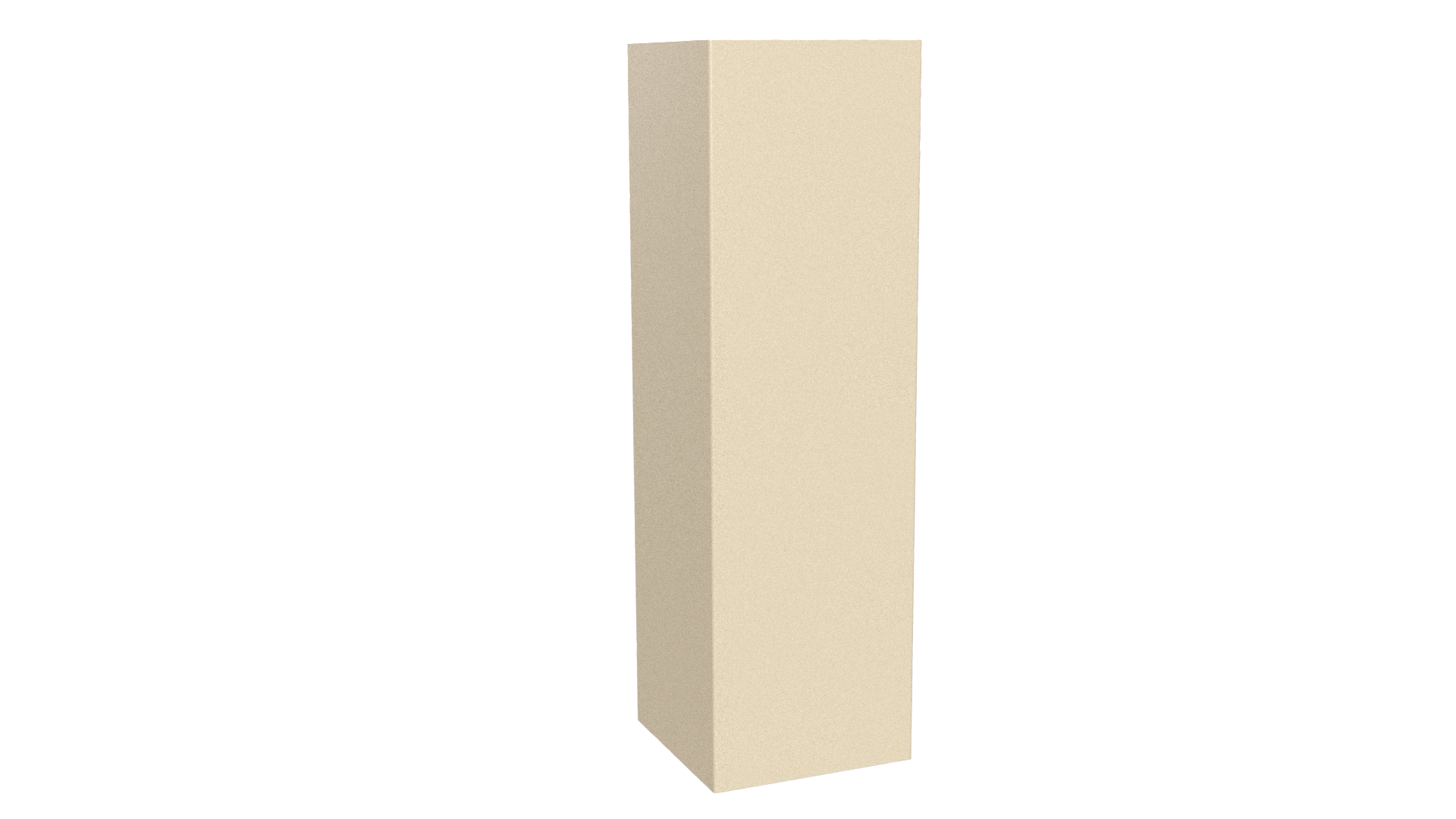 Декоративная накладка угловая 20x60x60x20 мм, 1015 св. слоновая кость глянцевый