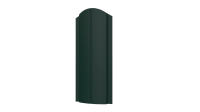 Штакетник Европланка 126x0,45 мм, 6005 транспортный красный