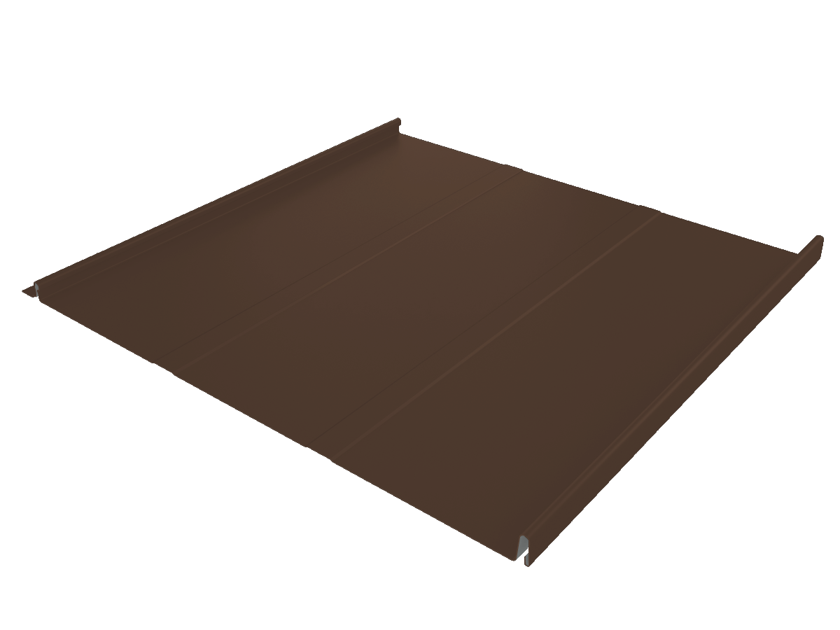 Двойной стоячий фальц Line, 0,625/0,55 0,5 мм, Satin Matt/Satin Matt TX