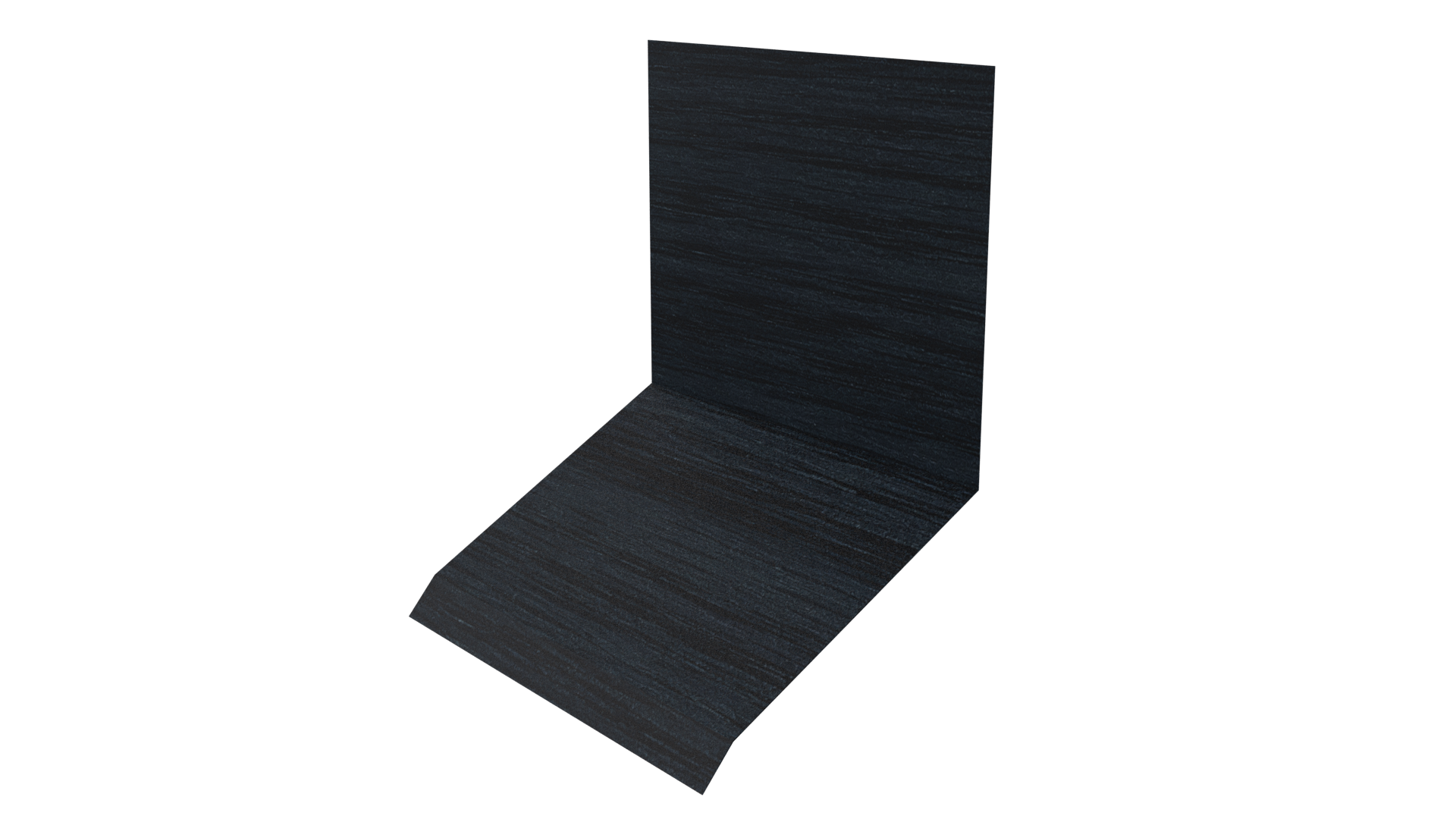 Планка примыкания верхняя к стене фальц 150x130x20 мм, Морион 3D