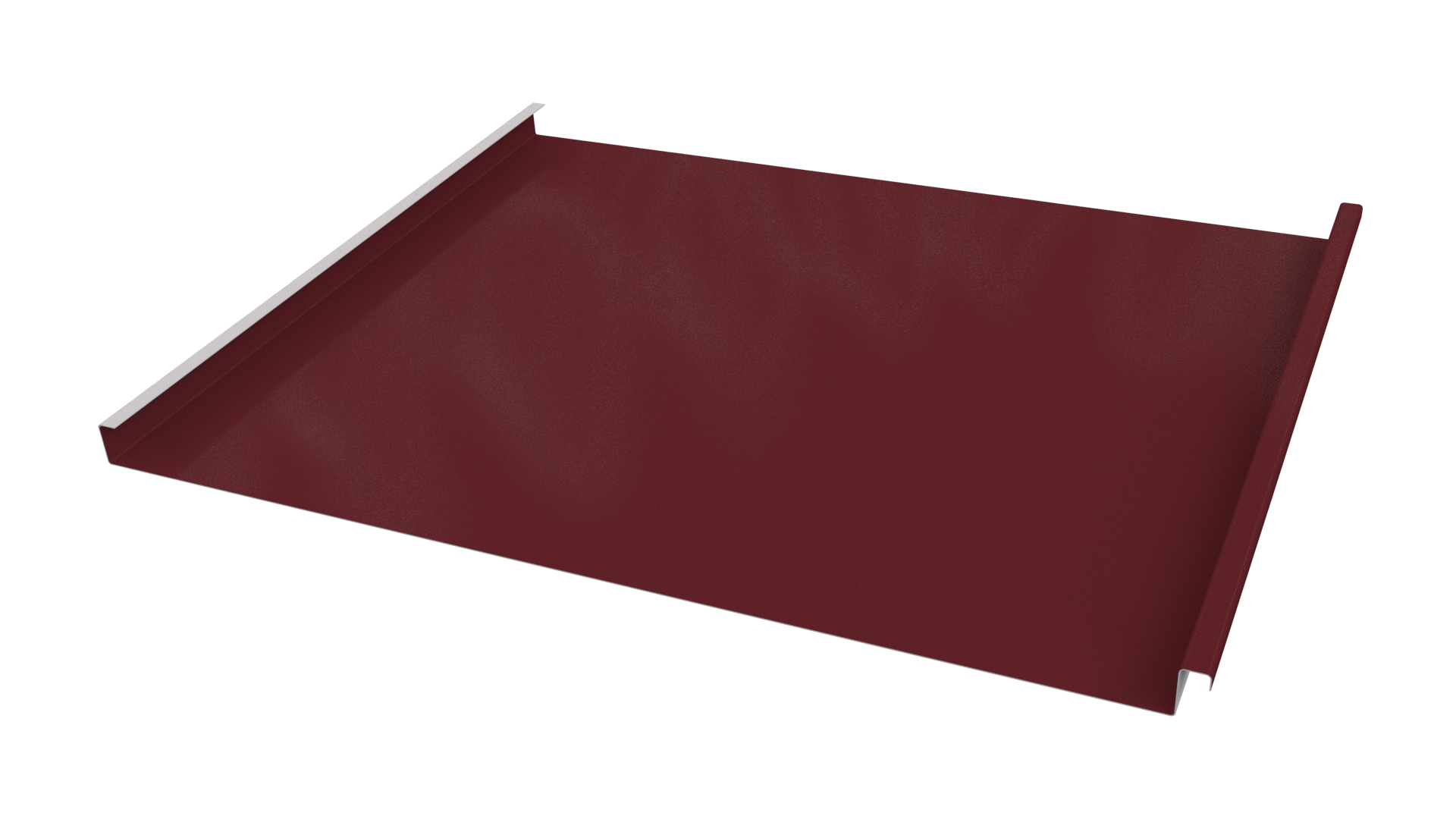 Фальцевая кровля 562/550x0,65 мм, 3005 винно-красный глянцевый