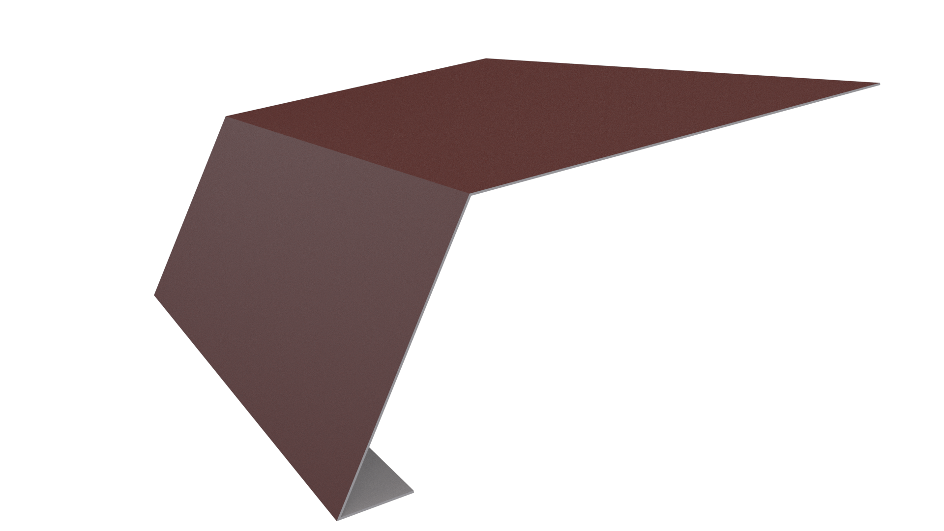 Планка карнизная 100x65x2000 мм, 3009 оксид красный матовый