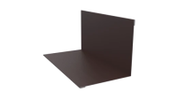 Угол внутрений 100x100x2000 мм, 8017 шоколадно-коричневый матовый