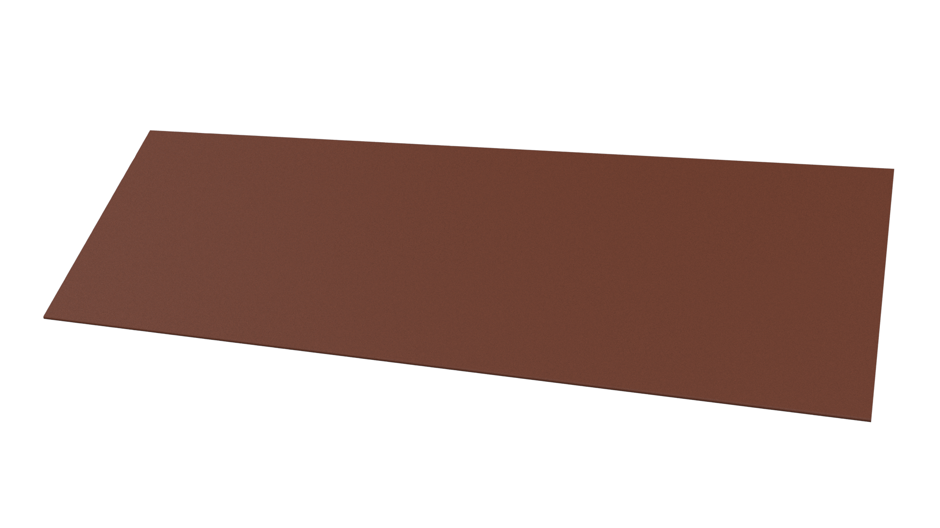 Планка завершающая 65x2000 мм, 8004 медно-коричневый матовый