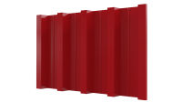 Профнастил Н60 902/845x0,5 мм, 3020 транспортный красный глянцевый