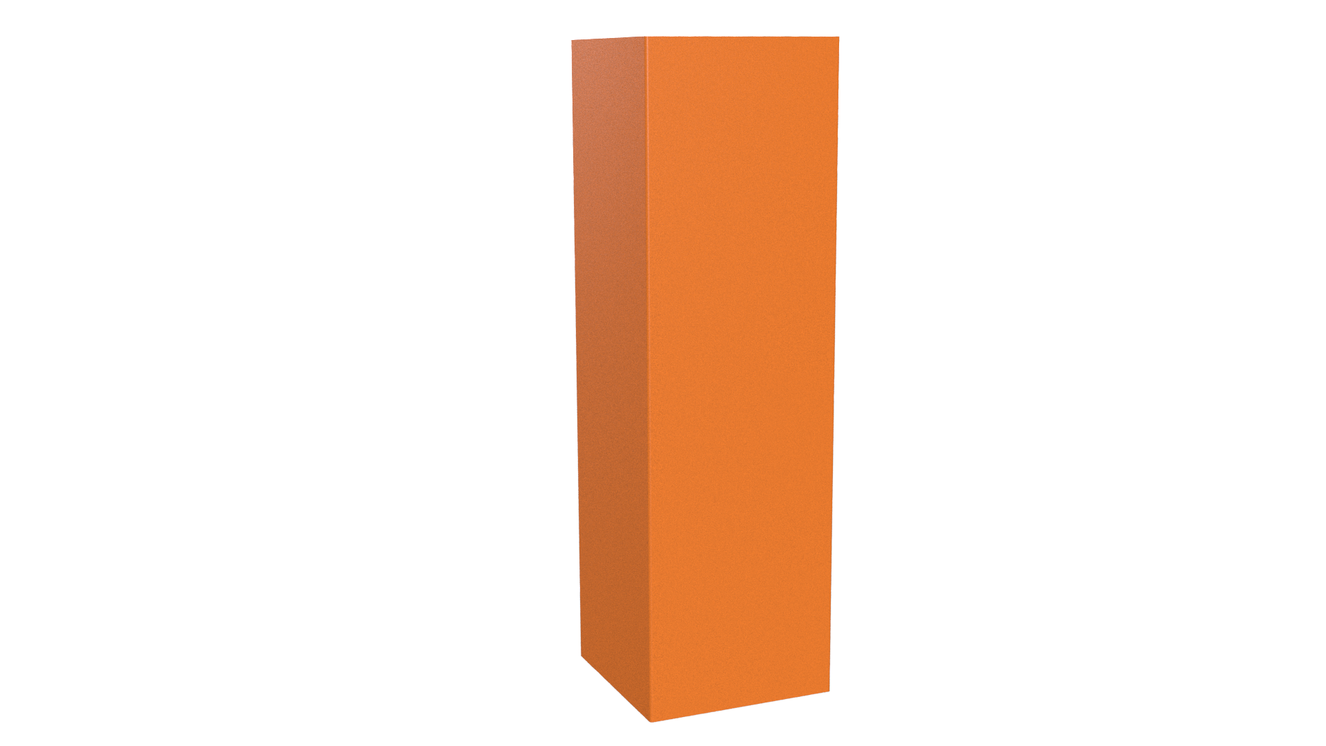 Декоративная накладка угловая 20x60x60x20 мм, 2011 насыщенный оранжевый глянцевый