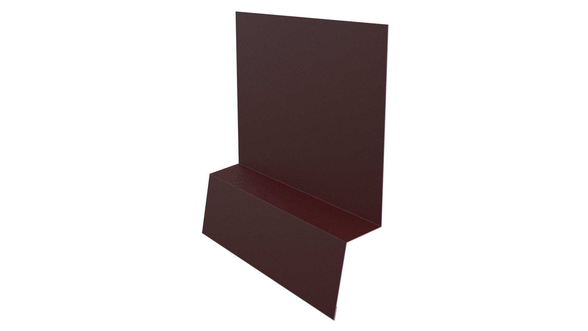 Планка стартовая фальц 135x30x55 мм, 3005 винно-красный матовый