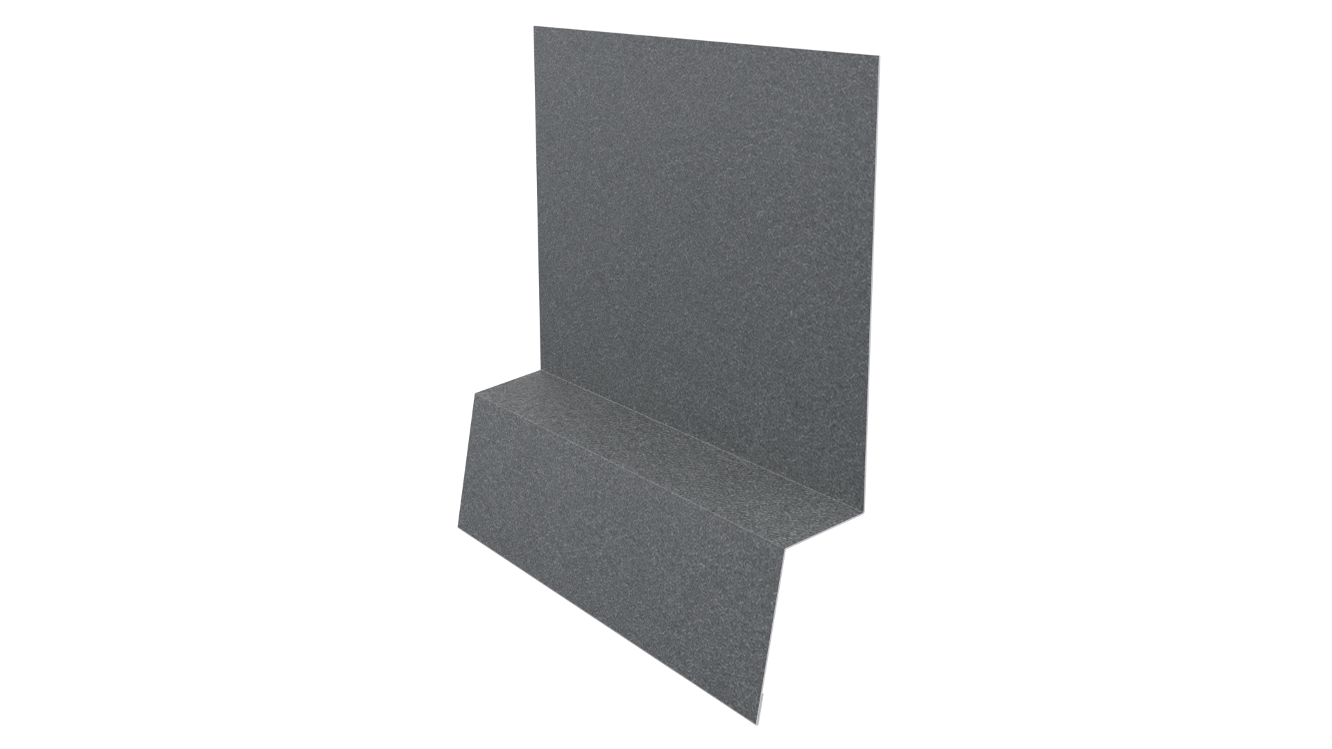 Планка стартовая фальц 135x30x55 мм, цинк