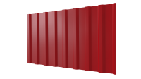 Профнастил С20B 1150/1100x0,7 мм, 3020 транспортный красный глянцевый
