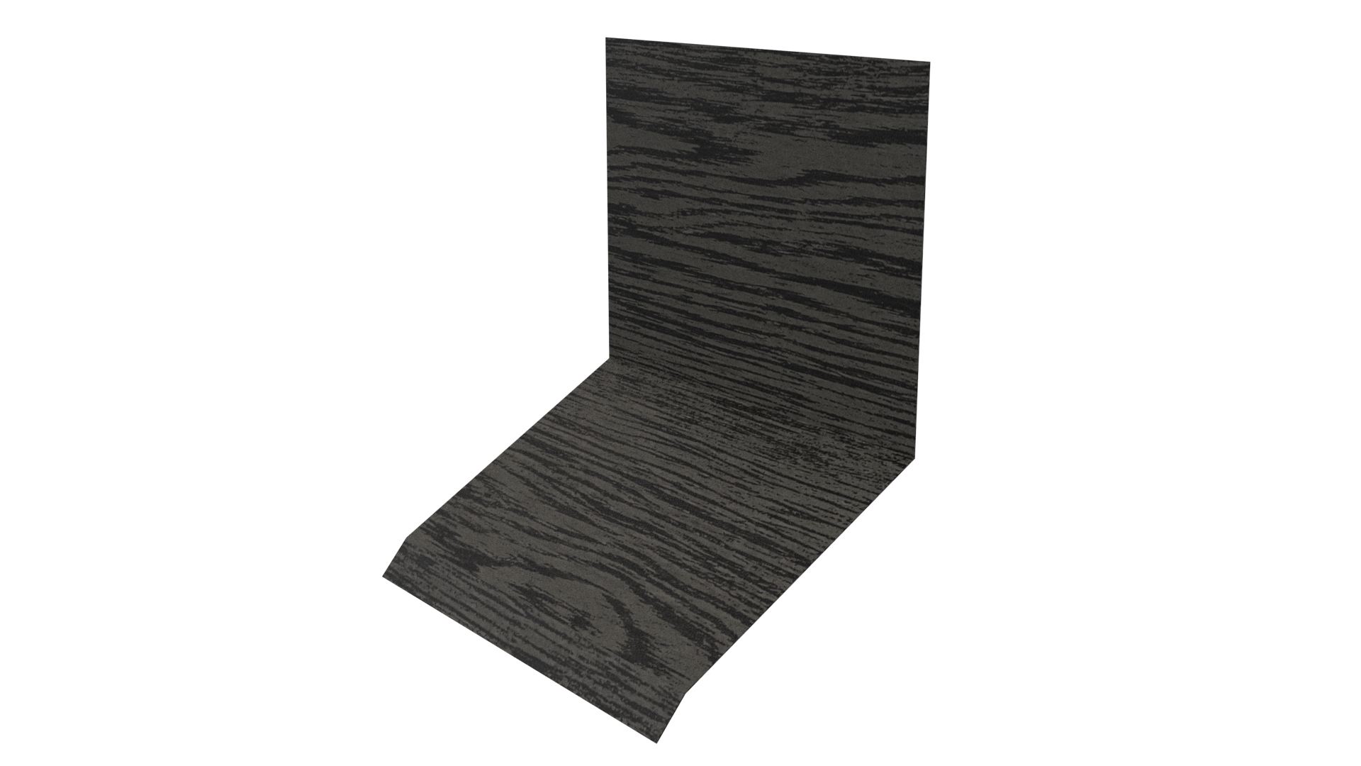 Планка примыкания верхняя к стене фальц 150x130x20 мм, Дуб Винтаж 3D