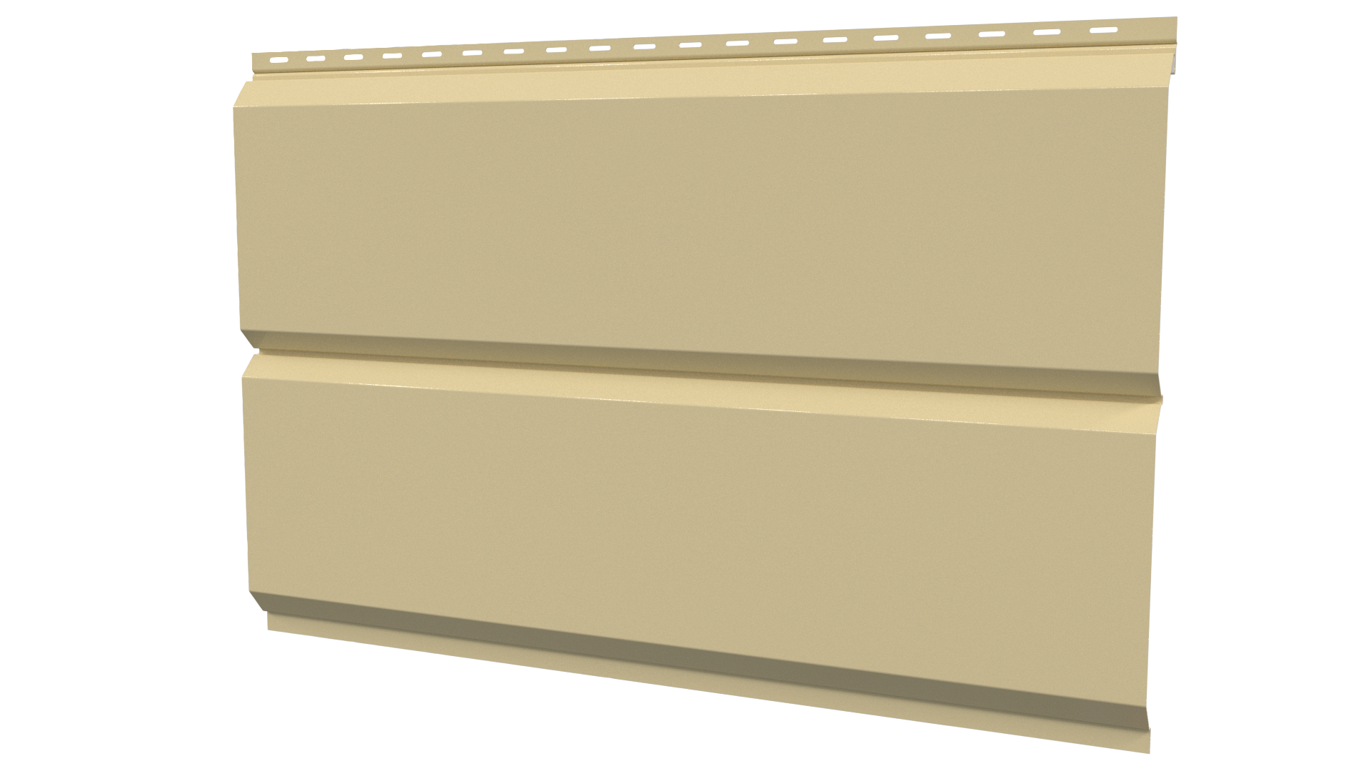 Л-брус 264/240x0,45 мм, 1014 слоновая кость глянцевый