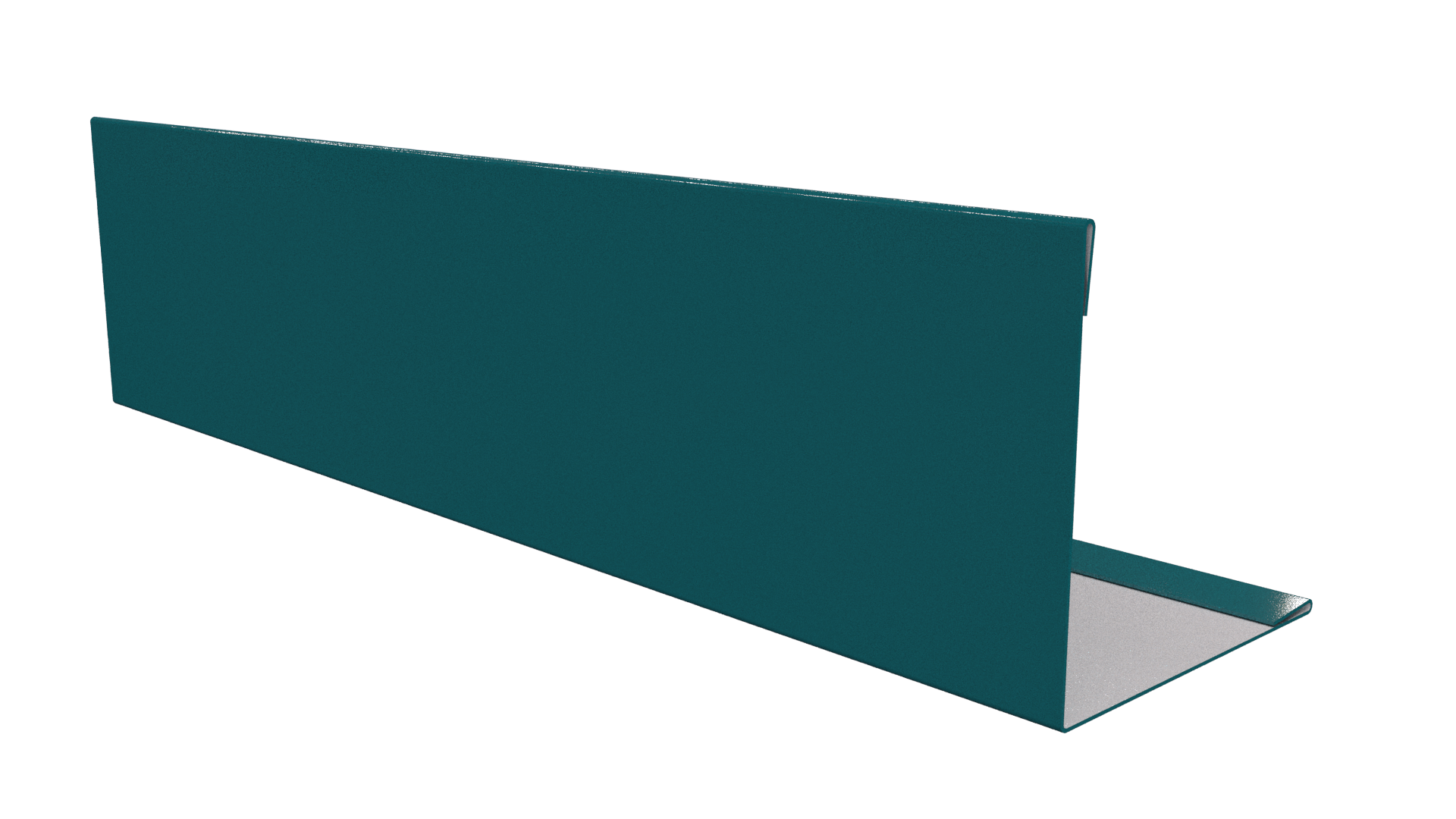 Планка завершающая 10x50x50x10 мм, 5021 водная синь глянцевый