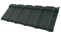 Металлочерепица Каскад 1185/1150x0,5 мм, 6009 пихтовый зелёный матовый