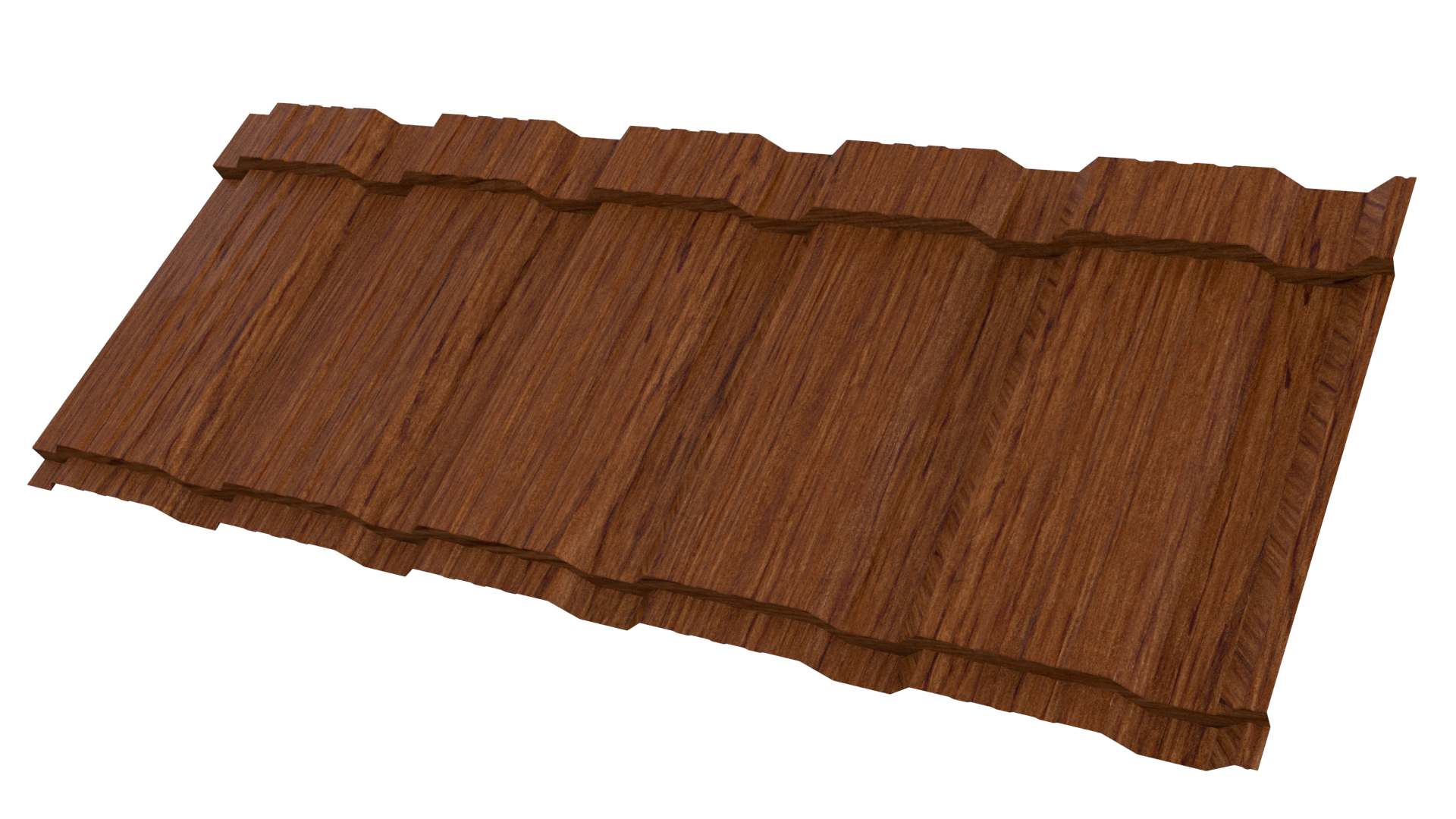 Профиль Пегас 1195/1130x0,45 мм, Золотой орех 3D