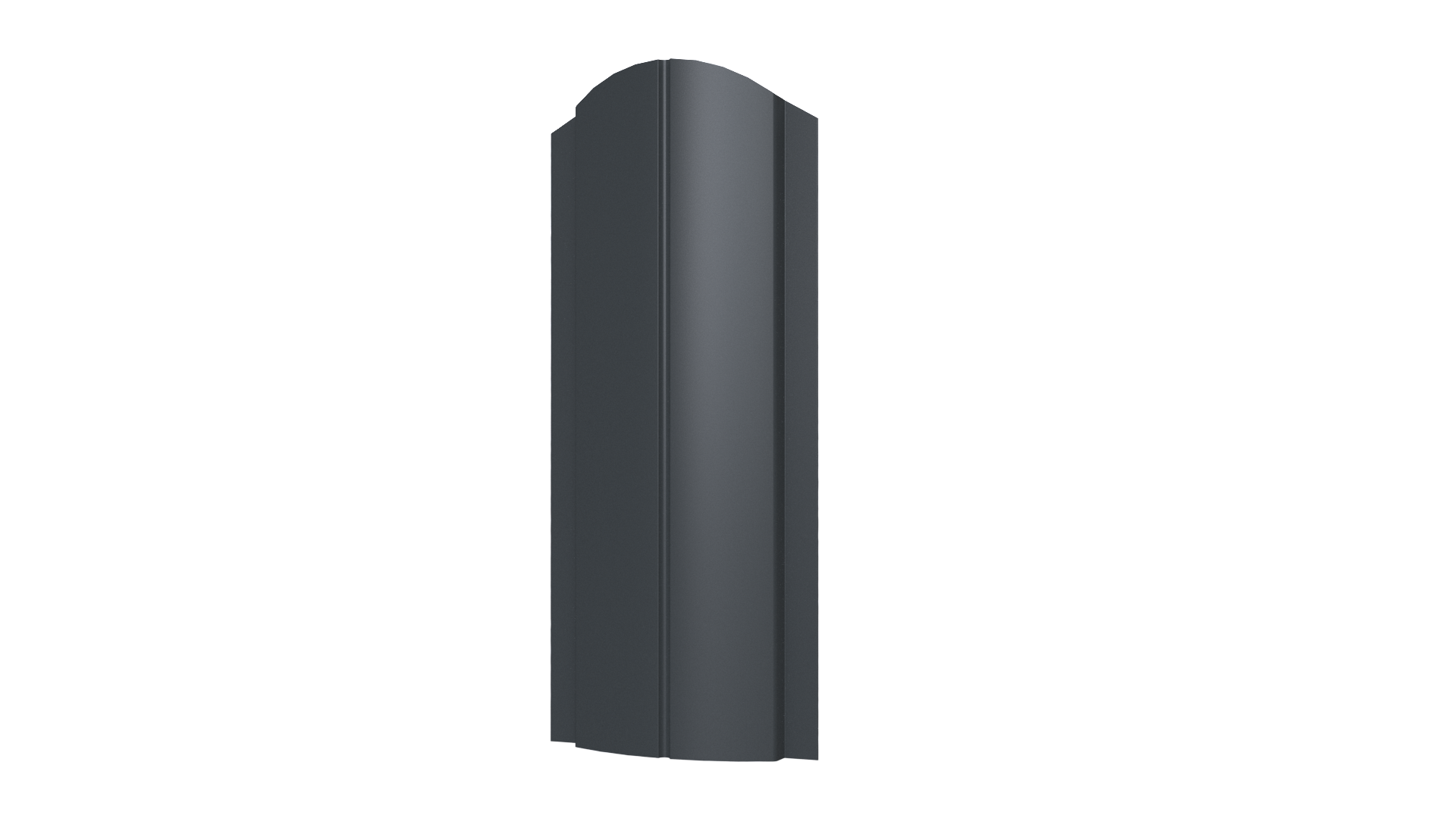 Штакетник Европланка 126x0,5 мм, 7011 железно-серый глянцевый