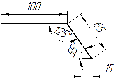 Планка карнизная 100x65x2000 мм, 1014 слоновая кость глянцевый