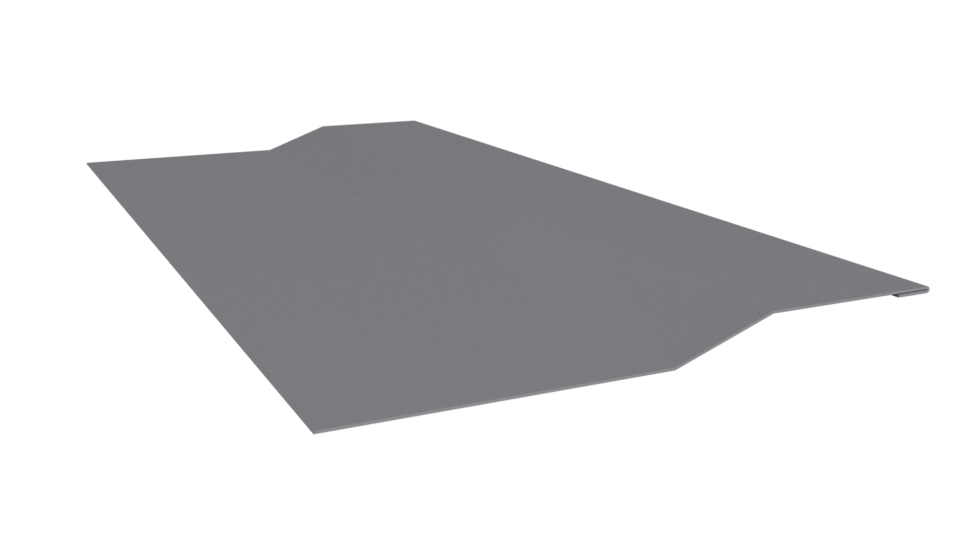 Планка крепёжная фальц 50x17x29 мм, 7040 серое окно глянцевый