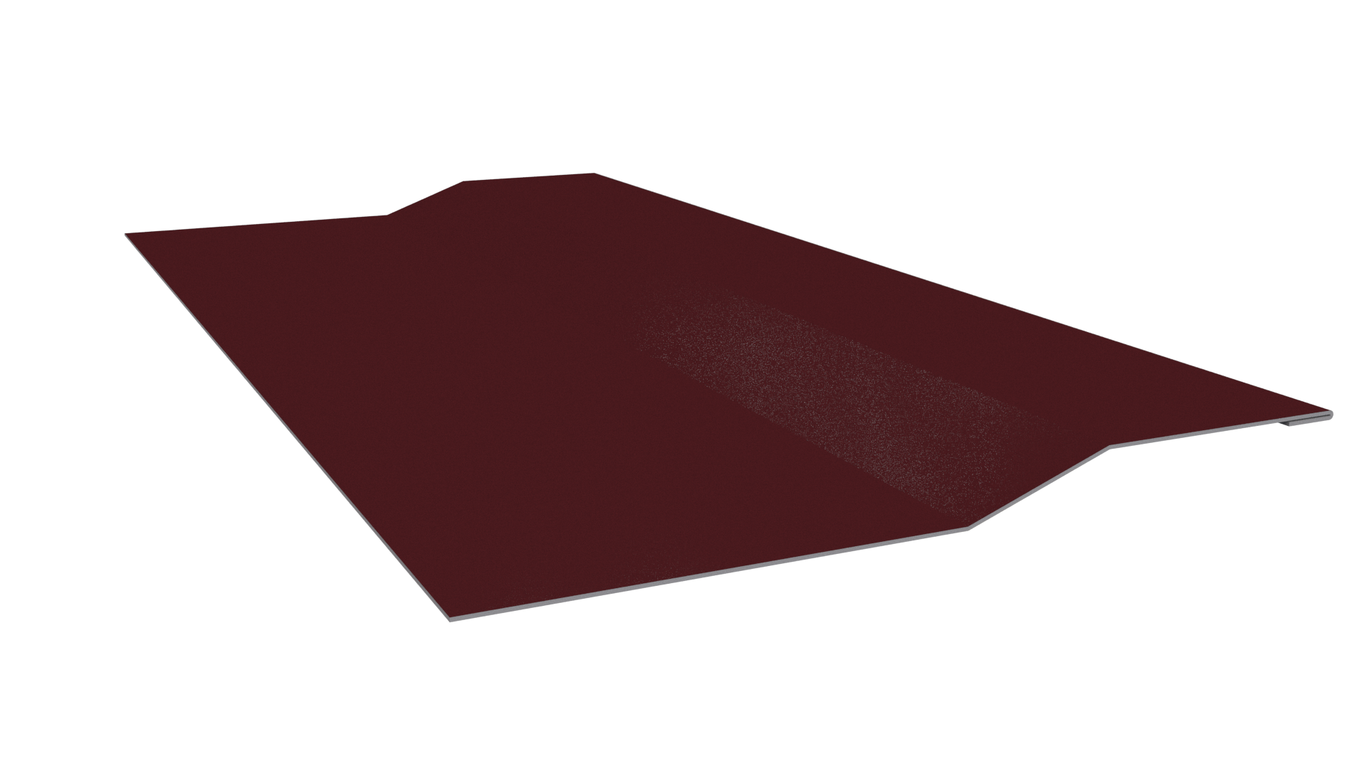 Планка крепёжная фальц 50x17x29 мм, 3005 винно-красный глянцевый