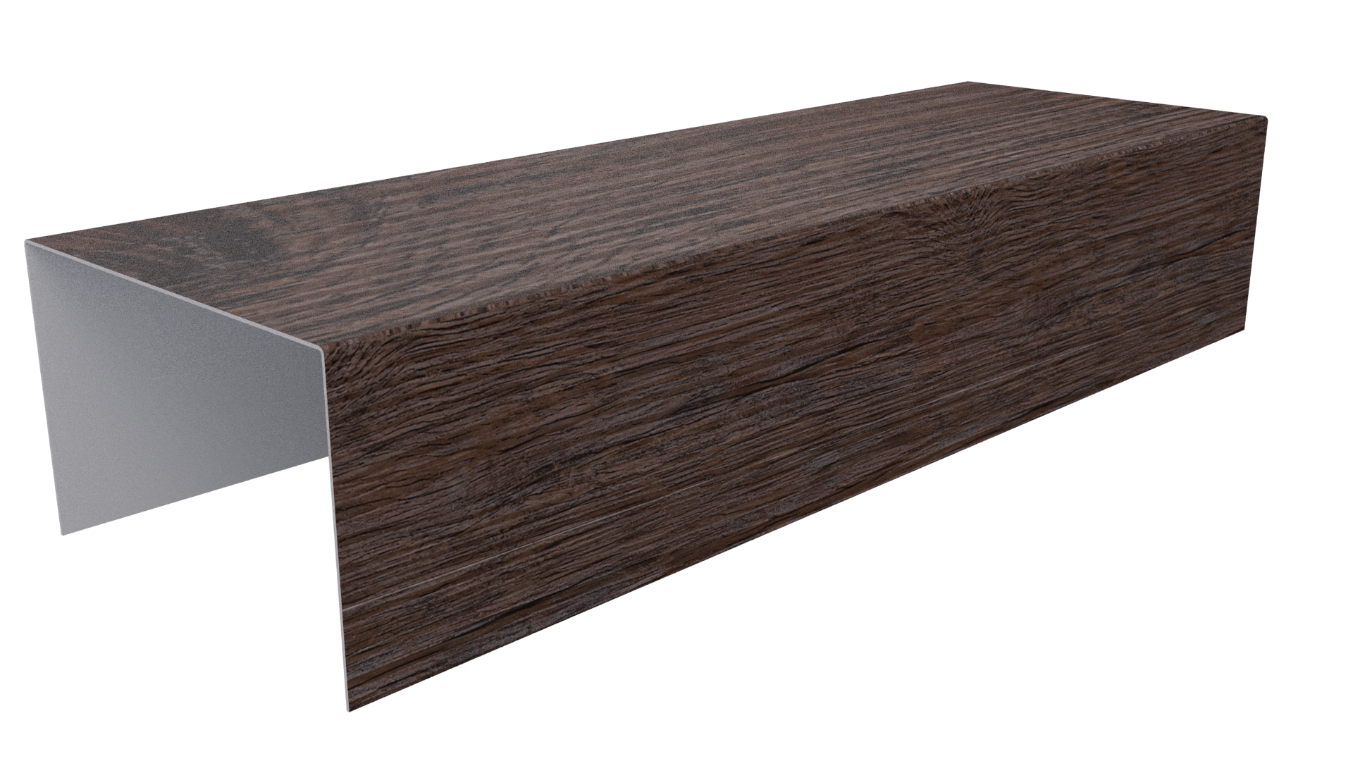 Крышка 40x65x40 мм, Морёный дуб 3D