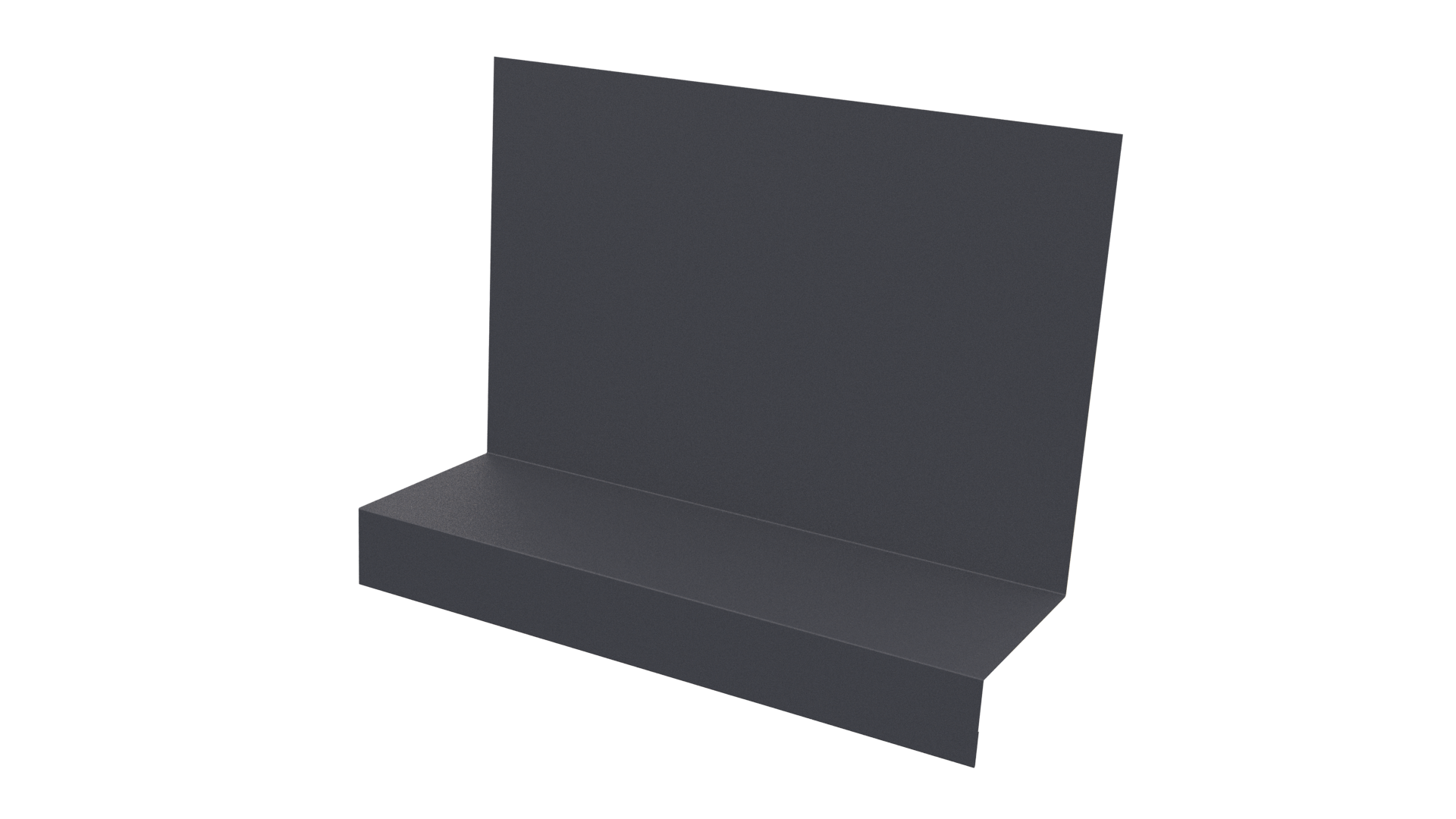 Примыкание боковое фальц 25x65x130 мм, 7024 графитовый серый PUR Pruf