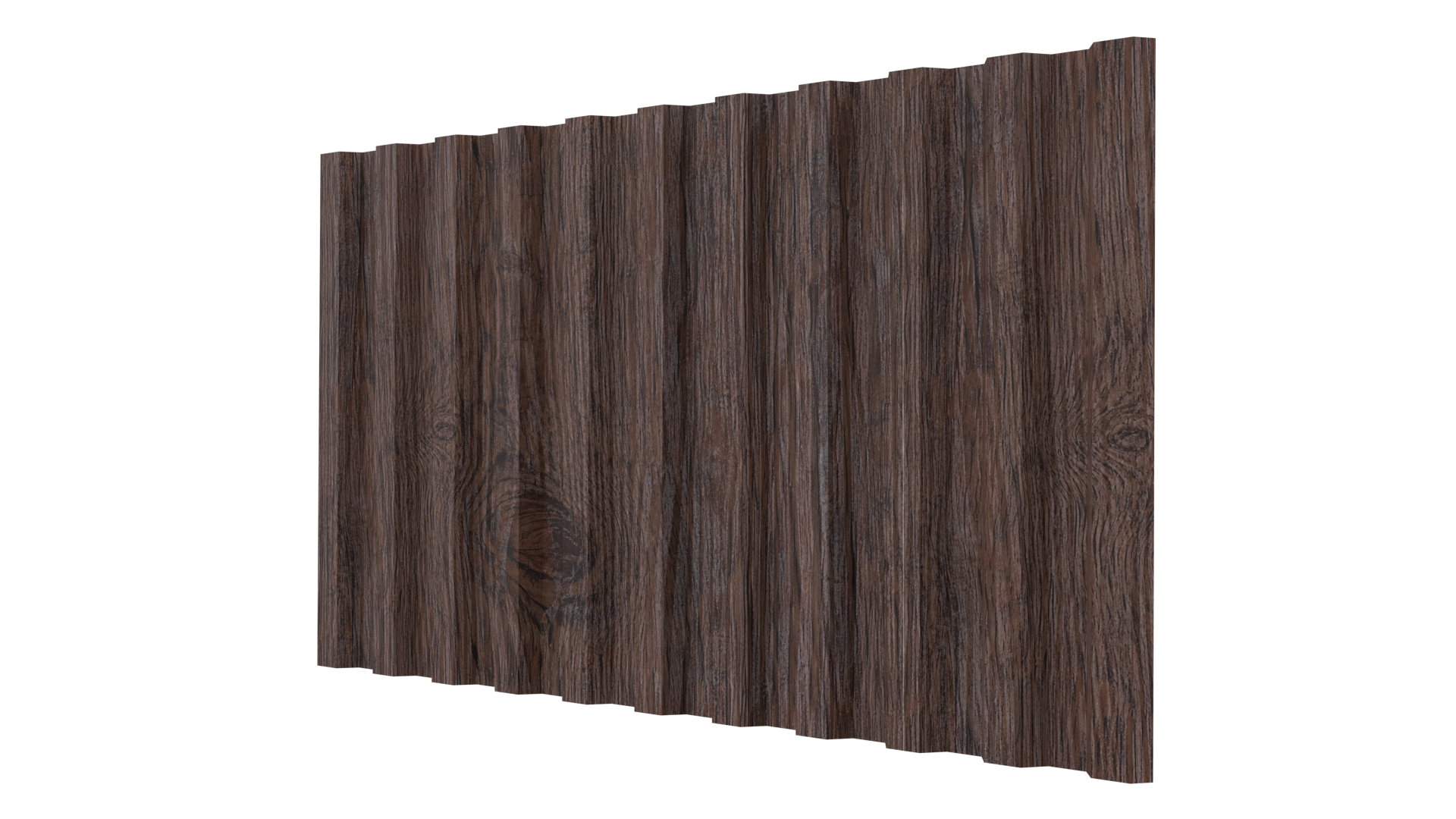 Профнастил С21 1051/1000x0,45 мм, Морёный дуб 3D