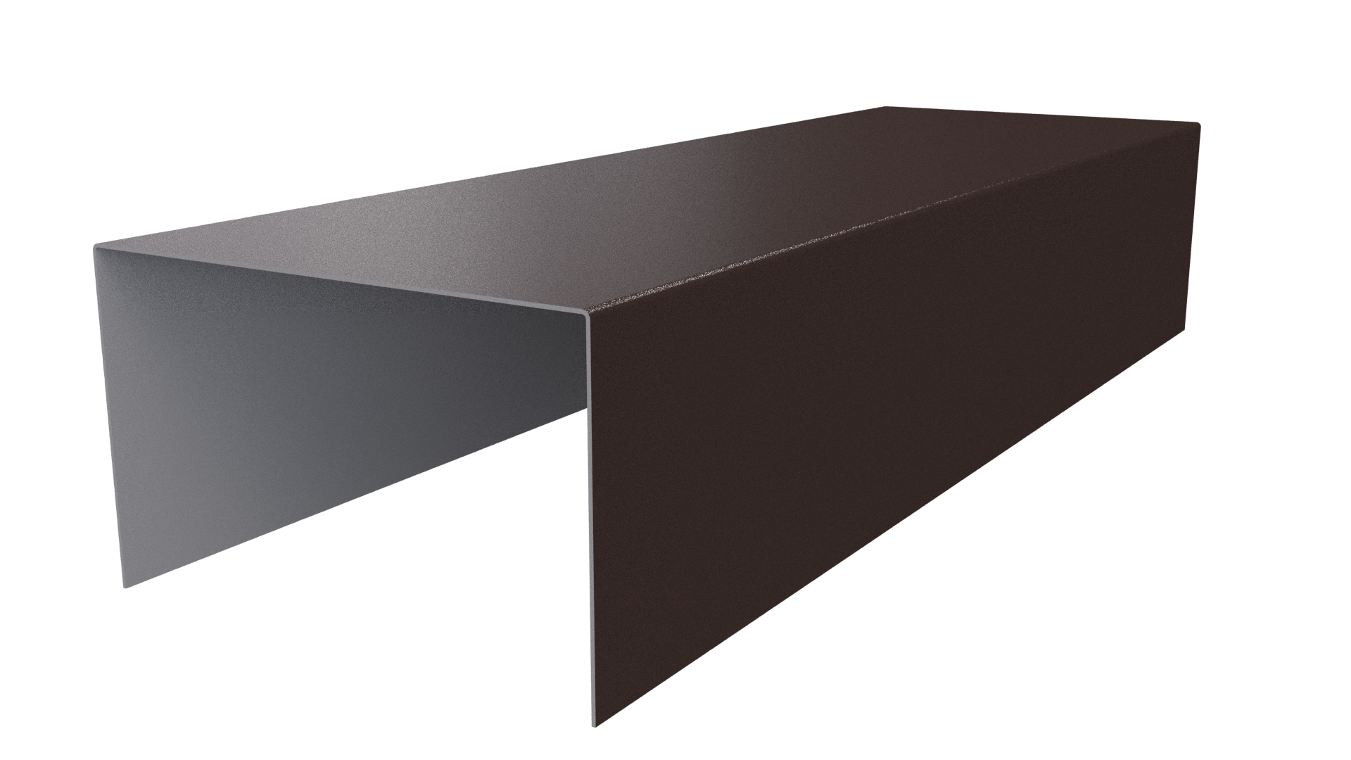 Крышка 40x65x40 мм, 8017 шоколадно-коричневый PUR Pruf