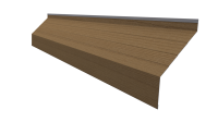 Ламель Юкка 110x0,45 мм, Орех 3D