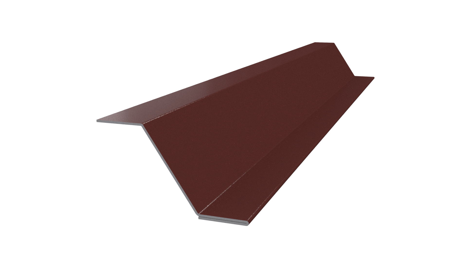 Планка начальная сайдинга 2000 мм, 3009 оксид красный глянцевый