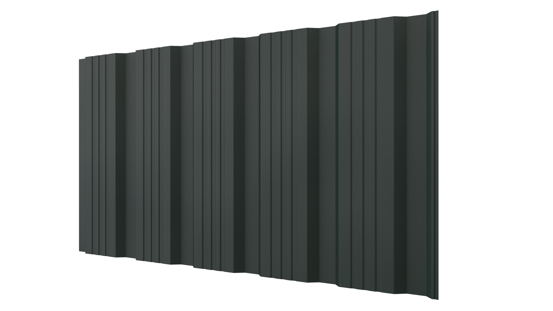 Профнастил К20 1195/1130x0,45 мм, 6009 пихтовый зелёный матовый