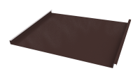 Фальцевая кровля 562/550x0,45 мм, 8017 шоколадно-коричневый глянцевый
