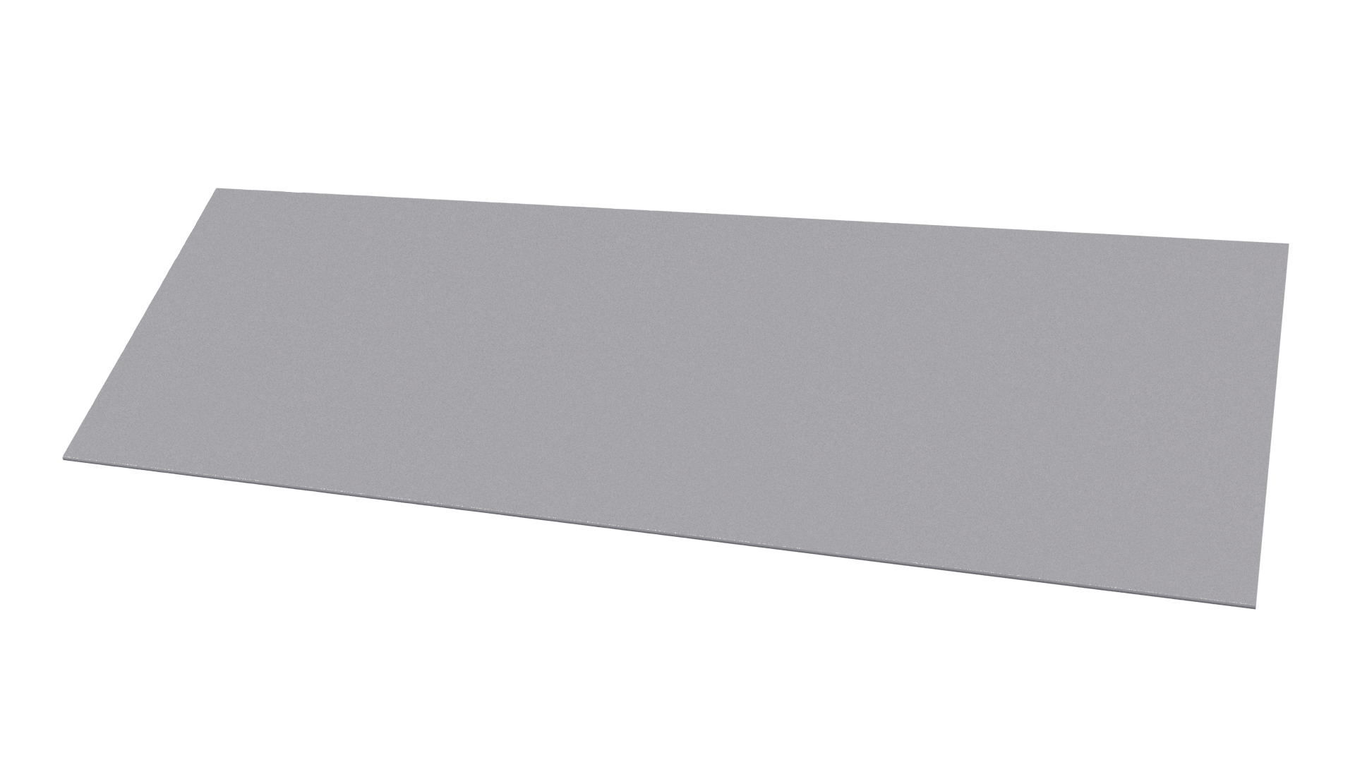 Планка завершающая 65x2000 мм, 7004 сигнальный серый глянцевый