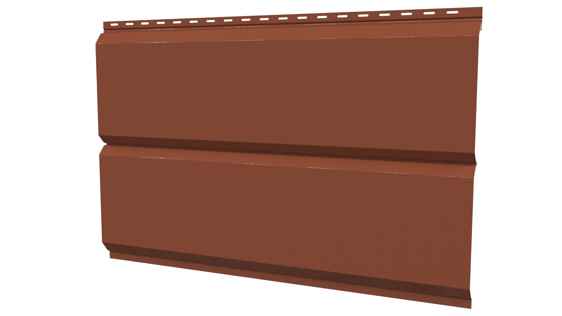 Л-брус 264/240x0,45 мм, 8004 медно-коричневый глянцевый