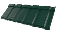 Металлочерепица Каскад 1185/1150x0,5 мм, 6005 зеленый мох глянцевый