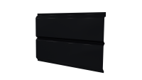 Л-брус 264/240x0,45 мм, 9005 черный янтарь глянцевый