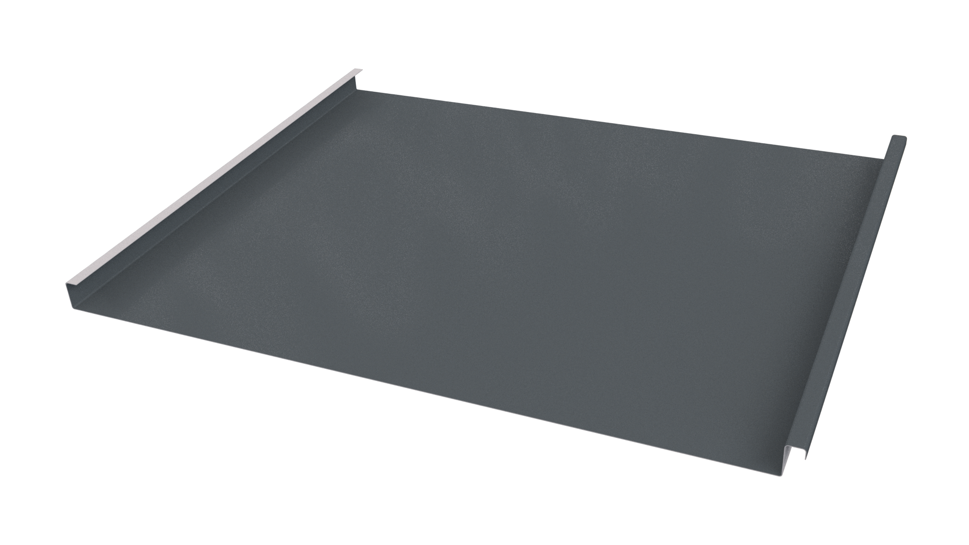 Фальцевая кровля 562/550x0,7 мм, 7011 железно-серый глянцевый