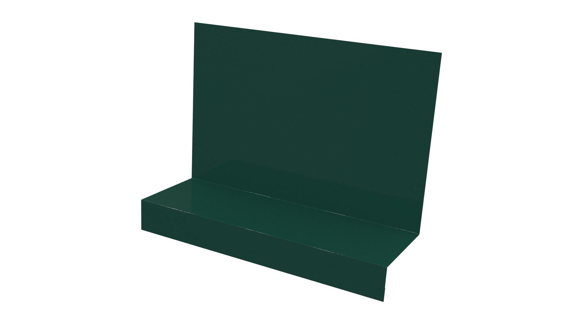 Примыкание боковое фальц 25x65x130 мм, 6005 зеленый мох глянцевый
