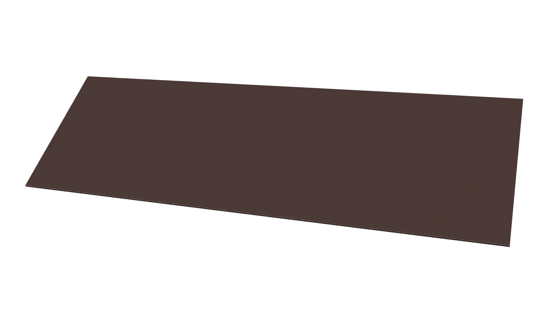 Планка завершающая 65x2000 мм, 8017 шоколадно-коричневый PUR Pruf