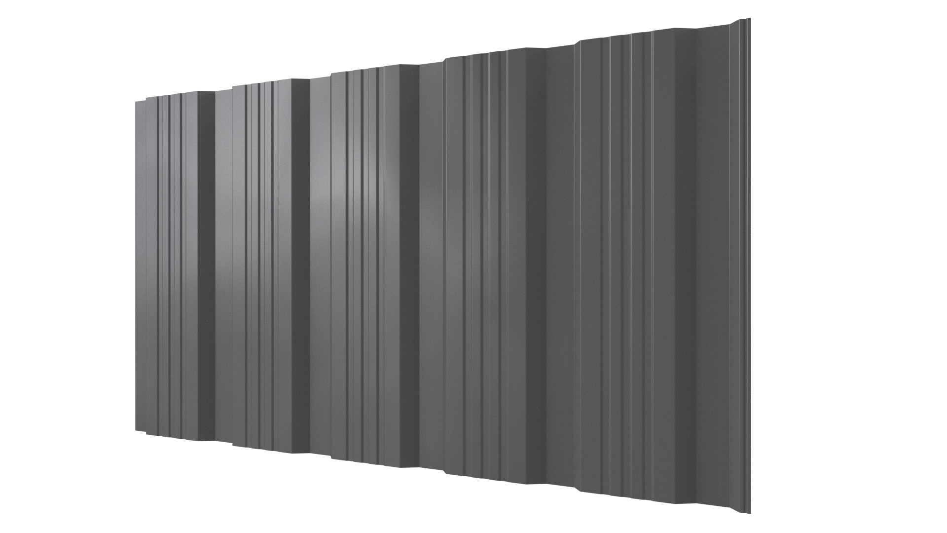 Профнастил К20 1195/1130x0,3 мм, 7005 мышино-серый глянцевый