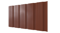 Профнастил К20 1185/1120x0,5 мм, 8004 медно-коричневый глянцевый