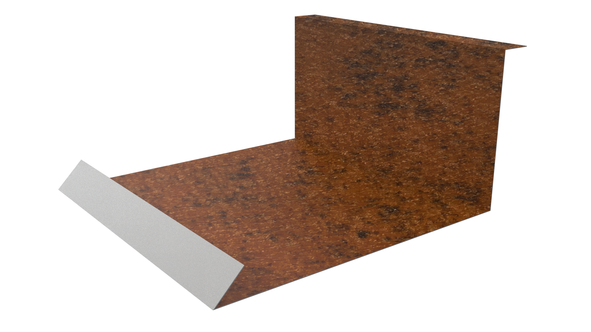Планка примыкания нижняя 100x200x2000 мм, Картэн
