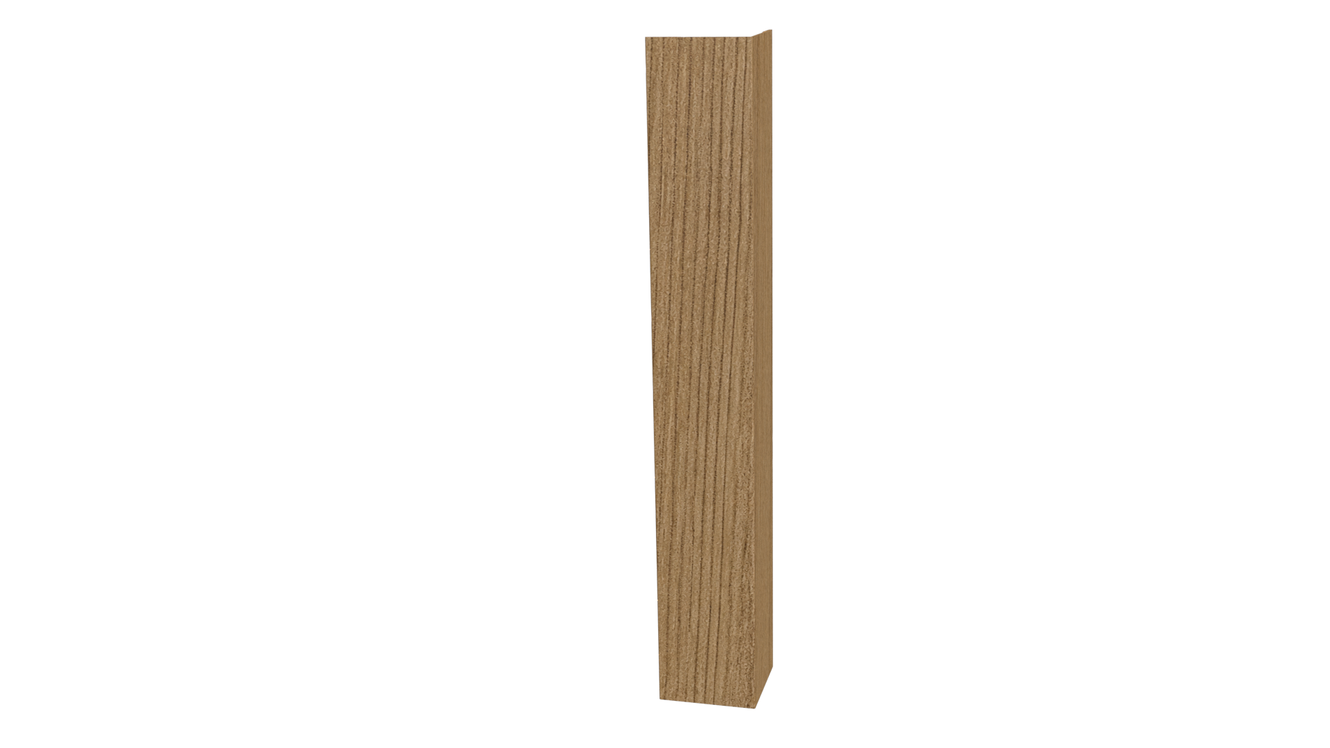 Планка угла наружного 30x30x2000 мм, Орех 3D