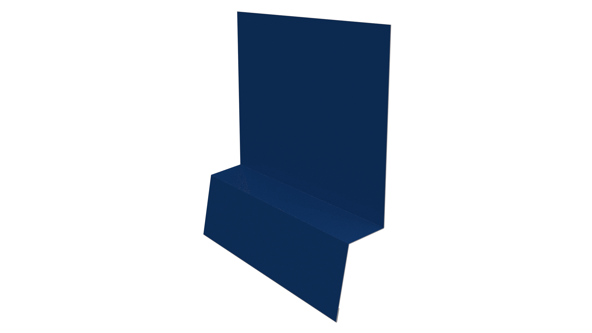 Планка стартовая фальц 135x30x55 мм, 5005 сигнальный синий глянцевый