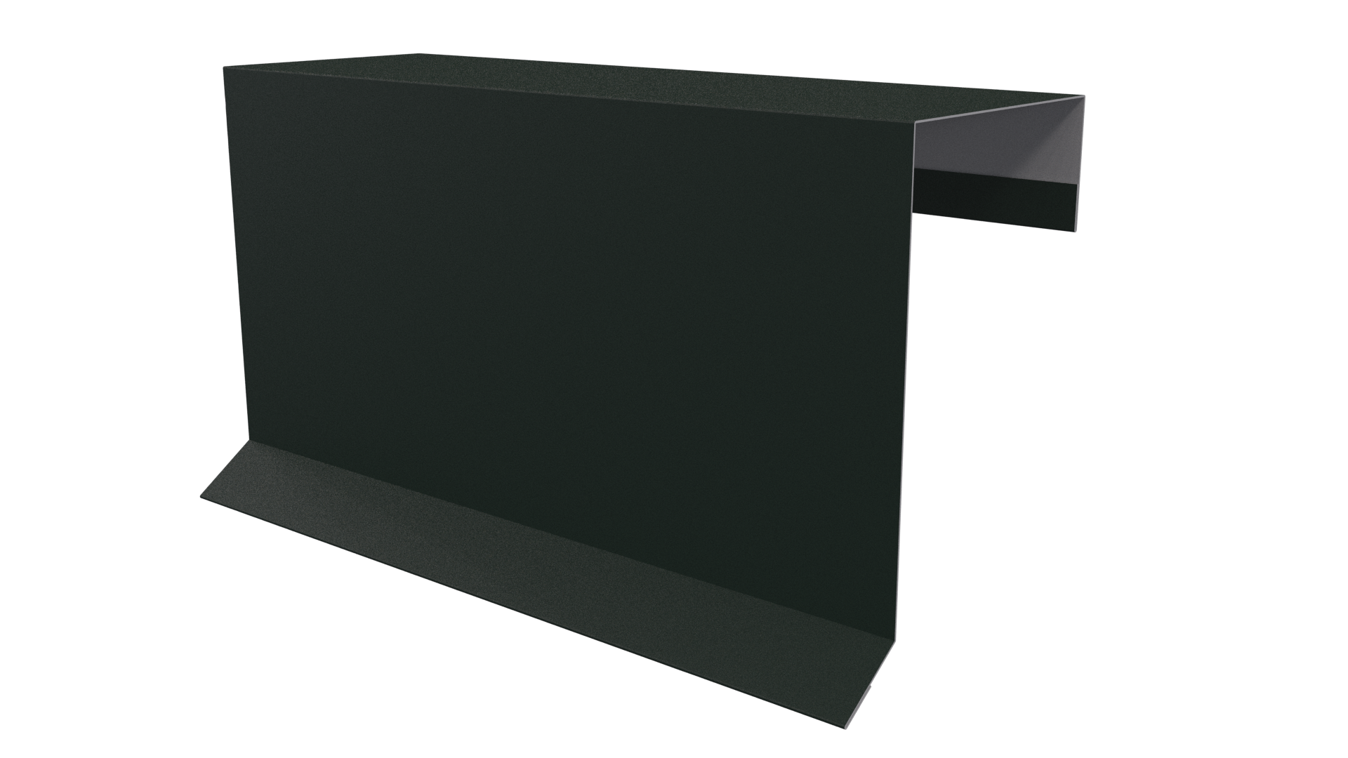 Планка торцевая фальц 65x97 мм, 6009 пихтовый зеленый матовый