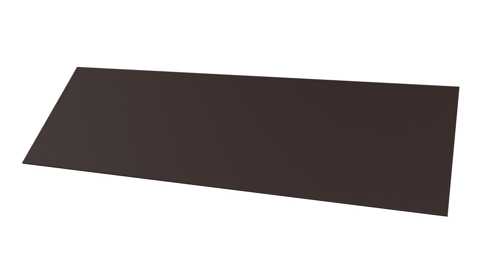 Планка завершающая 65x2000 мм, 8017 шоколадно-коричневый матовый