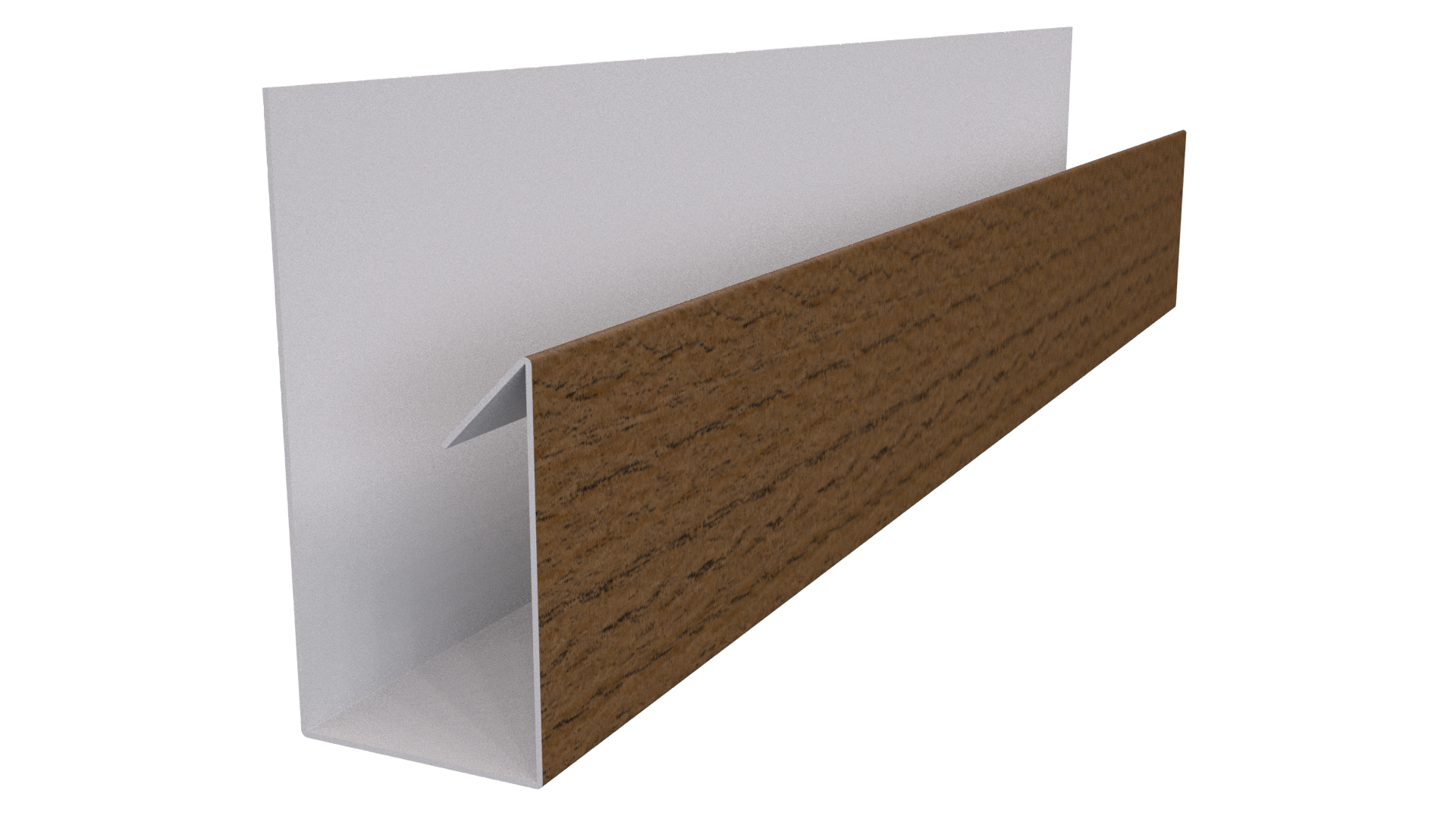 Планка П-образная 30x20x2000 мм, Дуб Сантана 3D