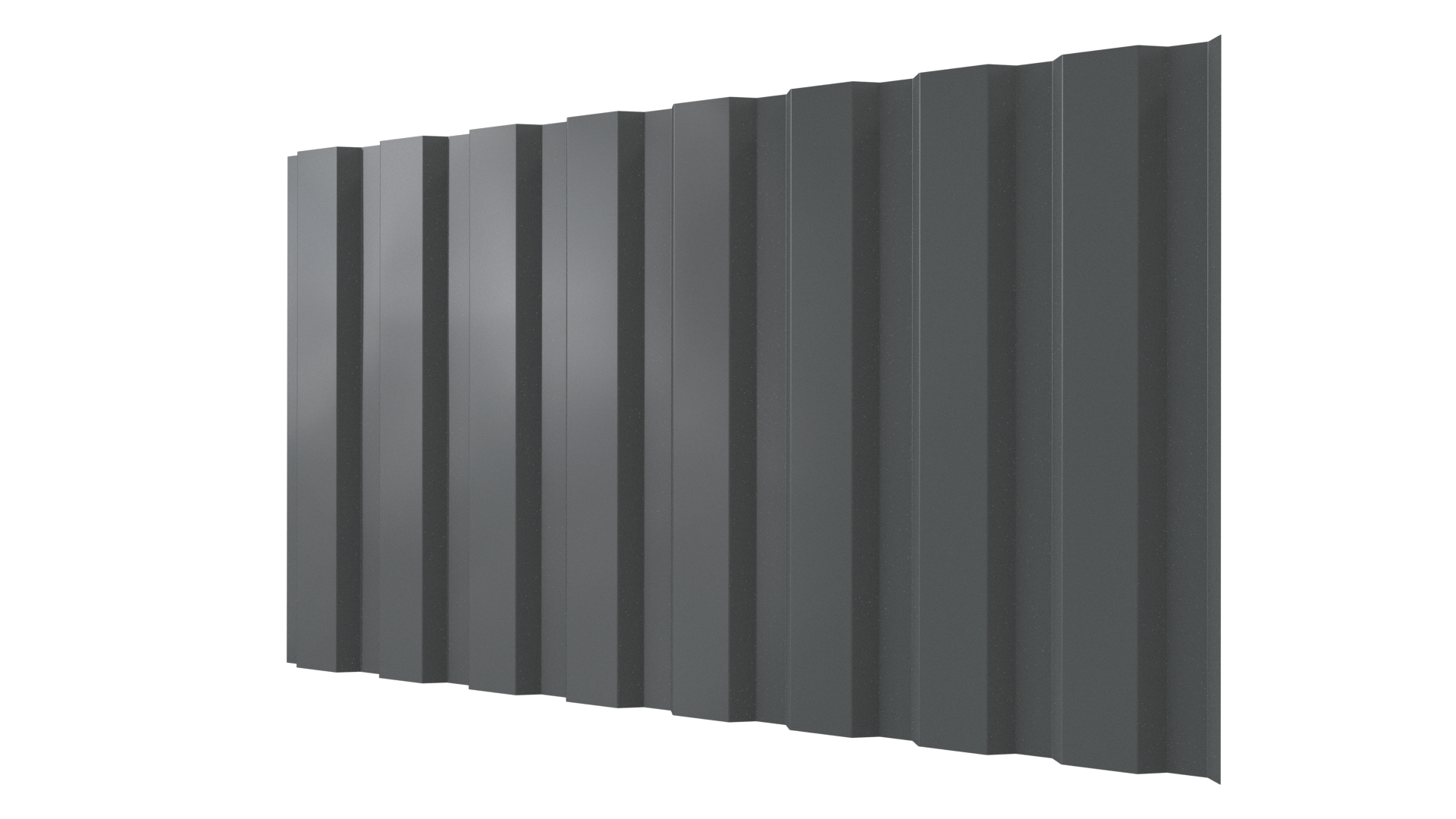 Профнастил С20A 1150/1100x0,5 мм, 7005 мышино-серый глянцевый