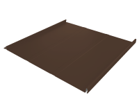 Двойной стоячий фальц Line, 0,625/0,55 0,5 мм, Rooftop бархат RAL 3011