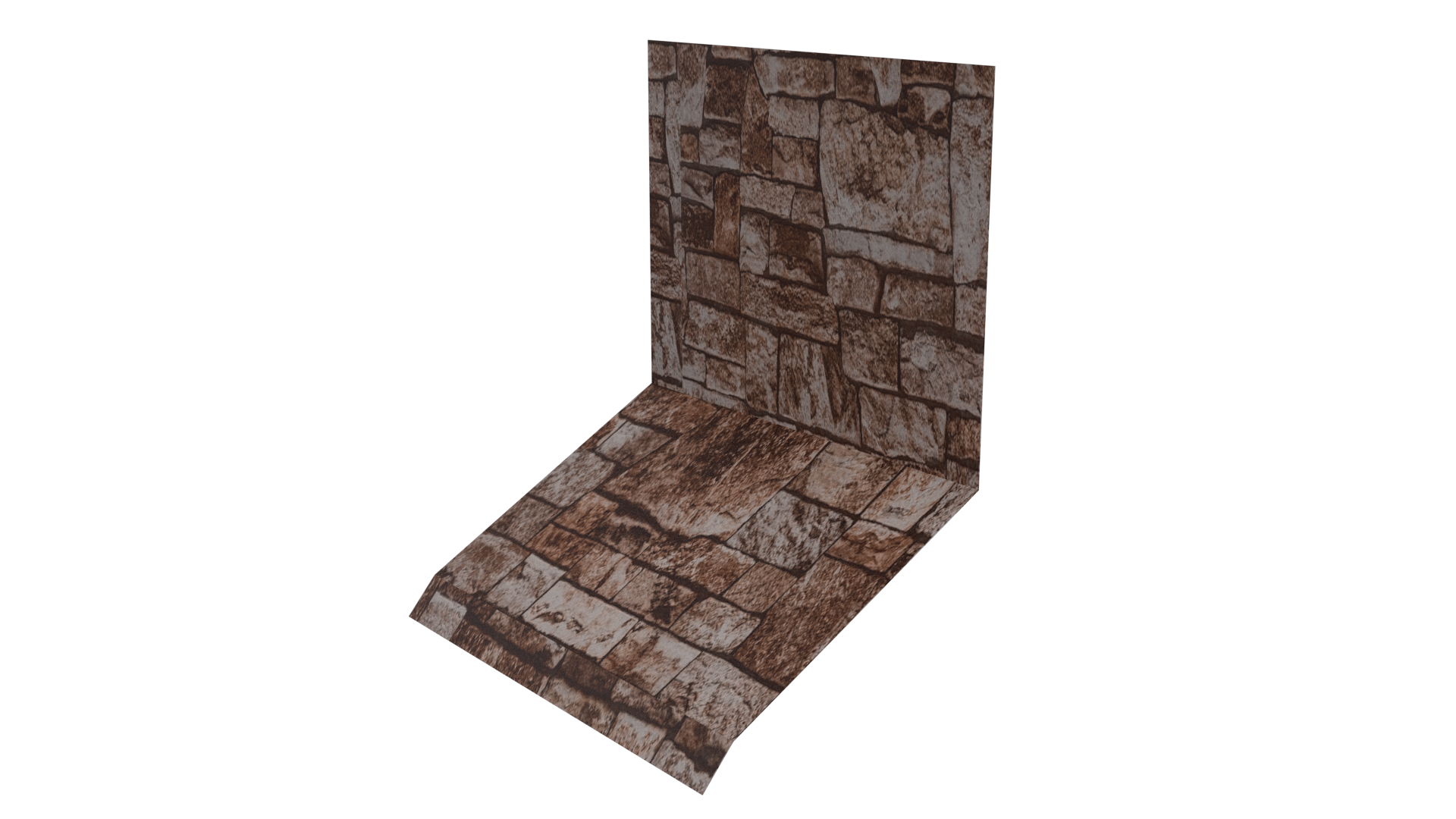 Планка примыкания верхняя к стене фальц 150x130x20 мм, Дикий камень