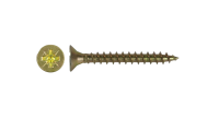 Саморез для крепления крюков водостока желтый, цинк, 5,0x40, 150 шт/уп
