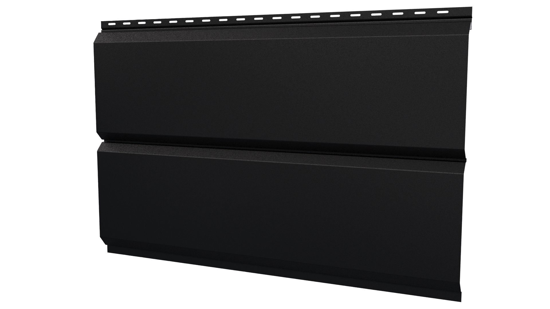 Л-брус 264/240x0,45 мм, 9005 черный янтарь матовый